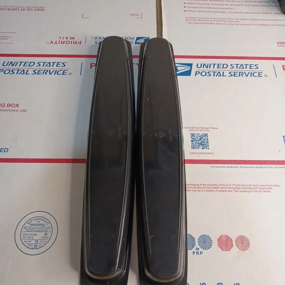 2 George Foreman Grill 14.5” Black Drip Trays Good Used Condition